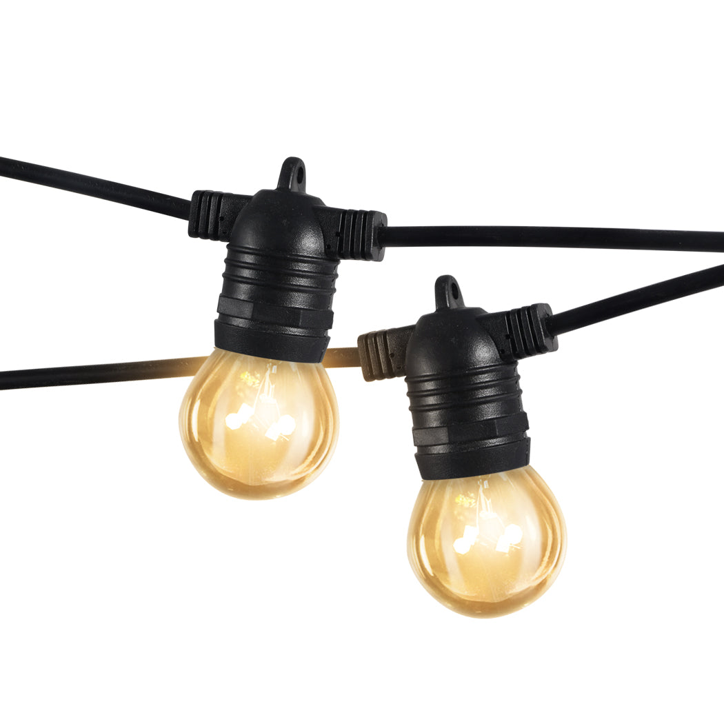 Emitto 50m Festoon String Lights Christmas Wedding Party Waterproof Outdoor
