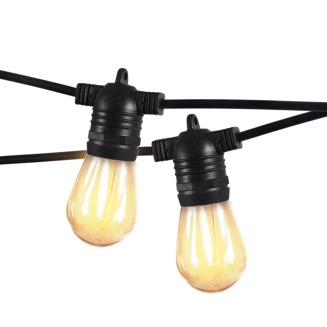 Emitto 60m Festoon String Lights Christmas Wedding Party Waterproof Outdoor