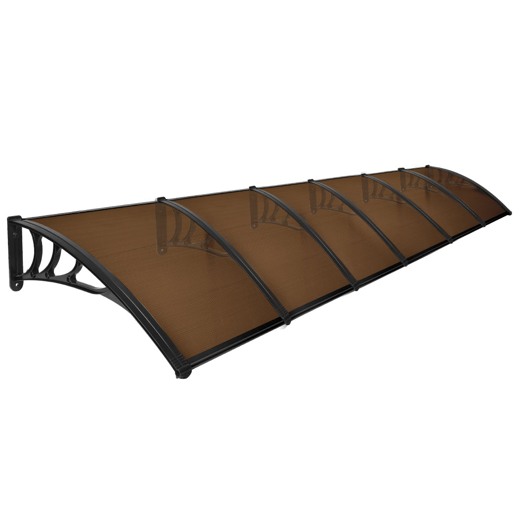 Window Door Awning Canopy Outdoor Patio Sun Shield Rain Cover 1mx4m