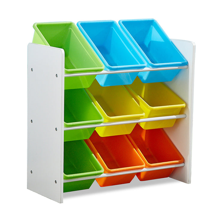 Levede 9 Bins Kids Toy Box Bookshelf - Levede