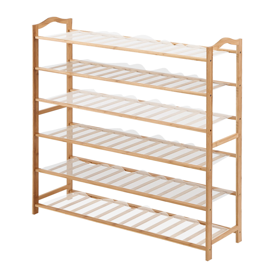 Levede Bamboo Shoe Rack Storage Wooden - Multiple Sizes Available - Levede