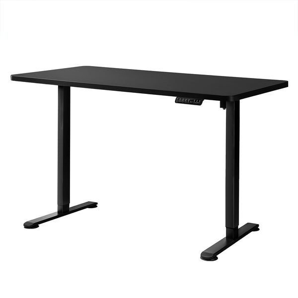 Levede Motorised Standing Desk Adjustable 140cm Black 1000x 1MM.