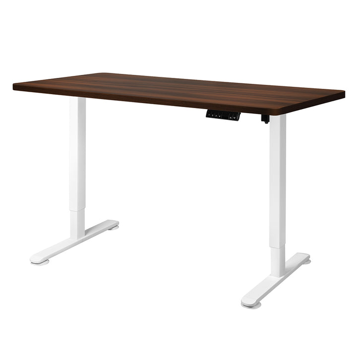 Levede Motorised Standing Desk Adjustable 140cm Walnut 1000x 1MM-1848848566076968960