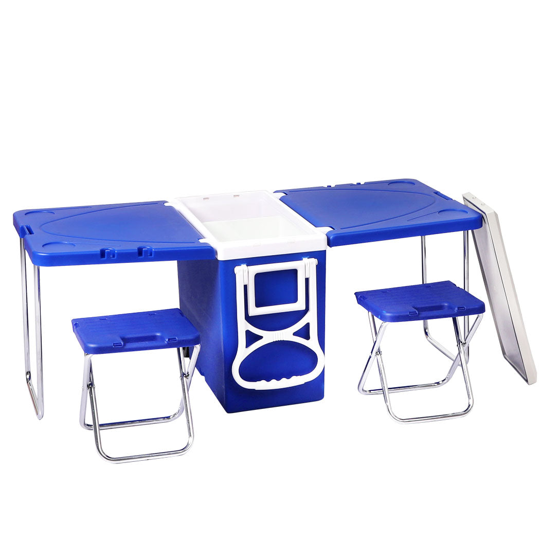 Levede Cooler Box Camping Table Chair - Levede