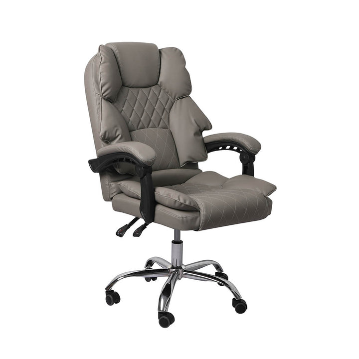 Levede Gaming Chair Office Computer Grey No Footrest-1831592558342574080