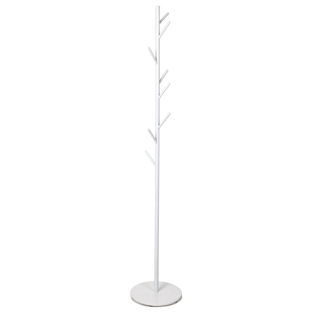 Levede Coat Rack Hat Clothes Stand Hanger White-1848848563531026432