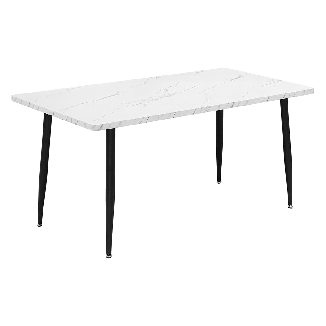 Levede Steel Dining Table for 4-6 Seaters, 150cm Length - Levede