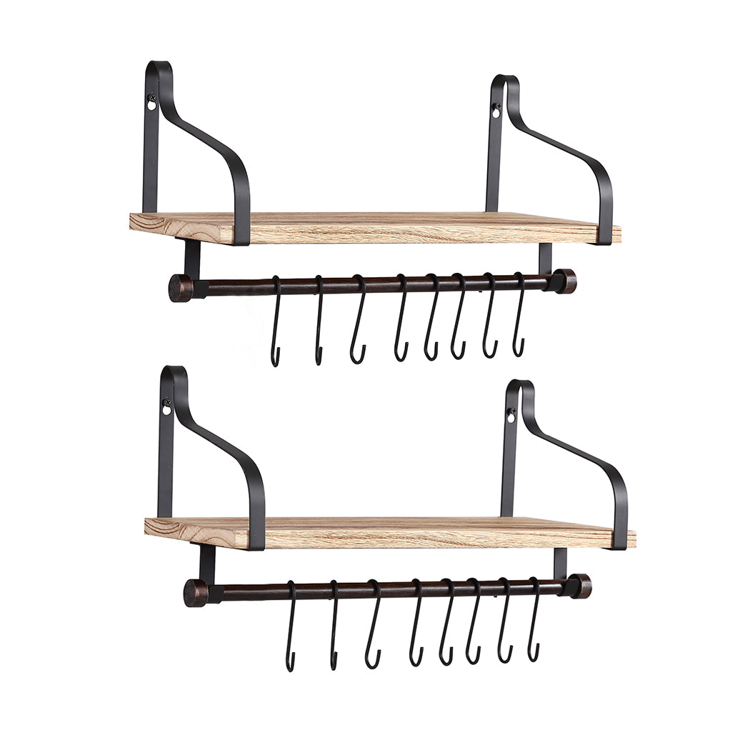 Levede Floating Shelf Brackets for Wall Mounting - Levede