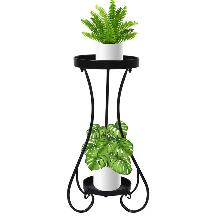 Levede Plant Stand 2 Tiers for Indoor and Outdoor Use - Medium - Levede