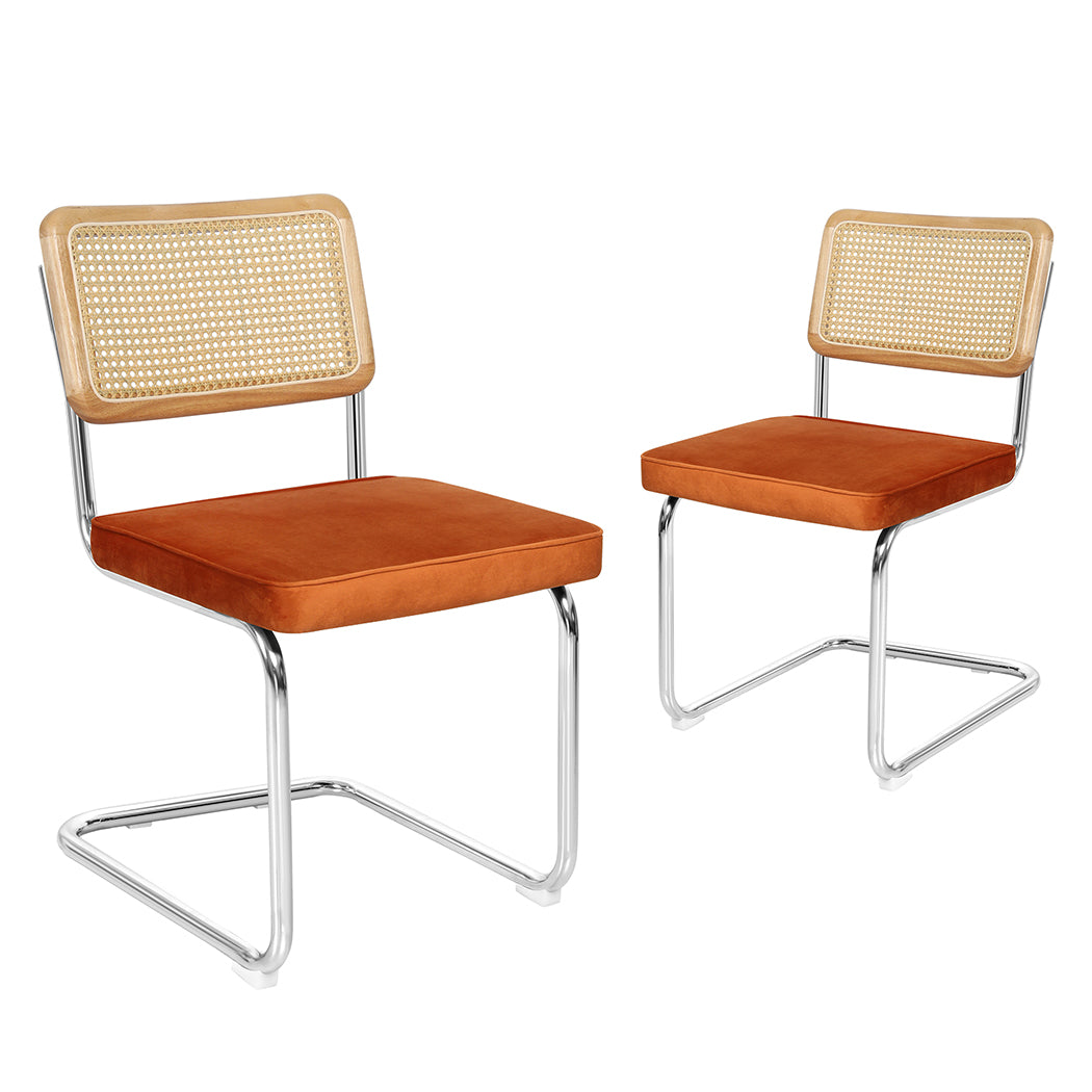 Levede 2xRattan Chair Dining Chairs - Levede