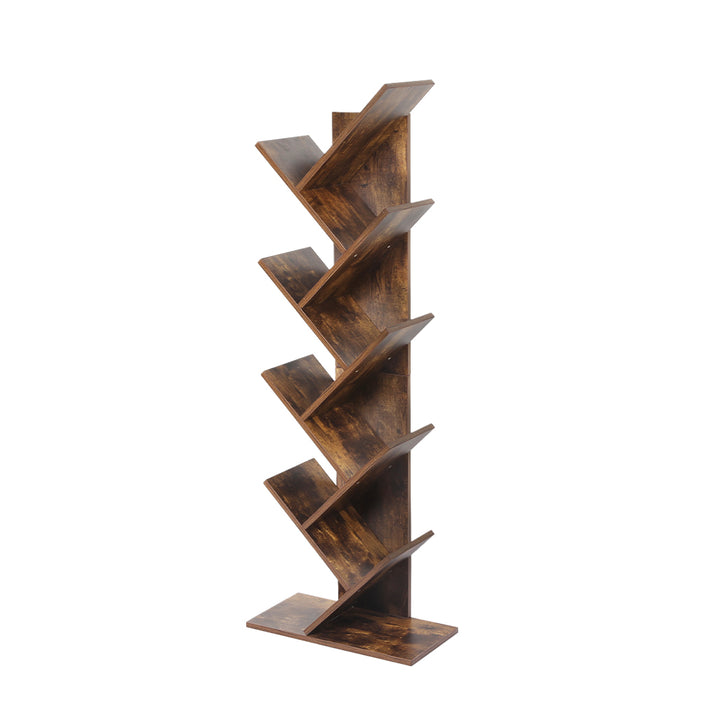 Levede Bookshelf Wooden Tree Bookcase - Levede