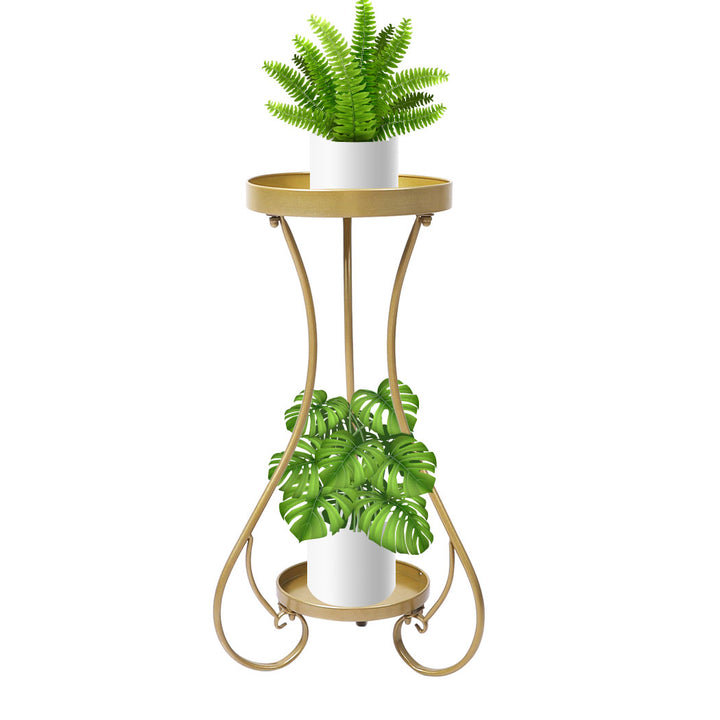 Levede Plant Stand 2 Tiers Outdoor Indoor Medium-1831592897242337280