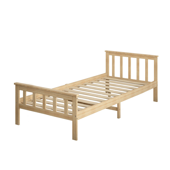 Levede Wooden Bed Frame Single Size-1831592586528296960