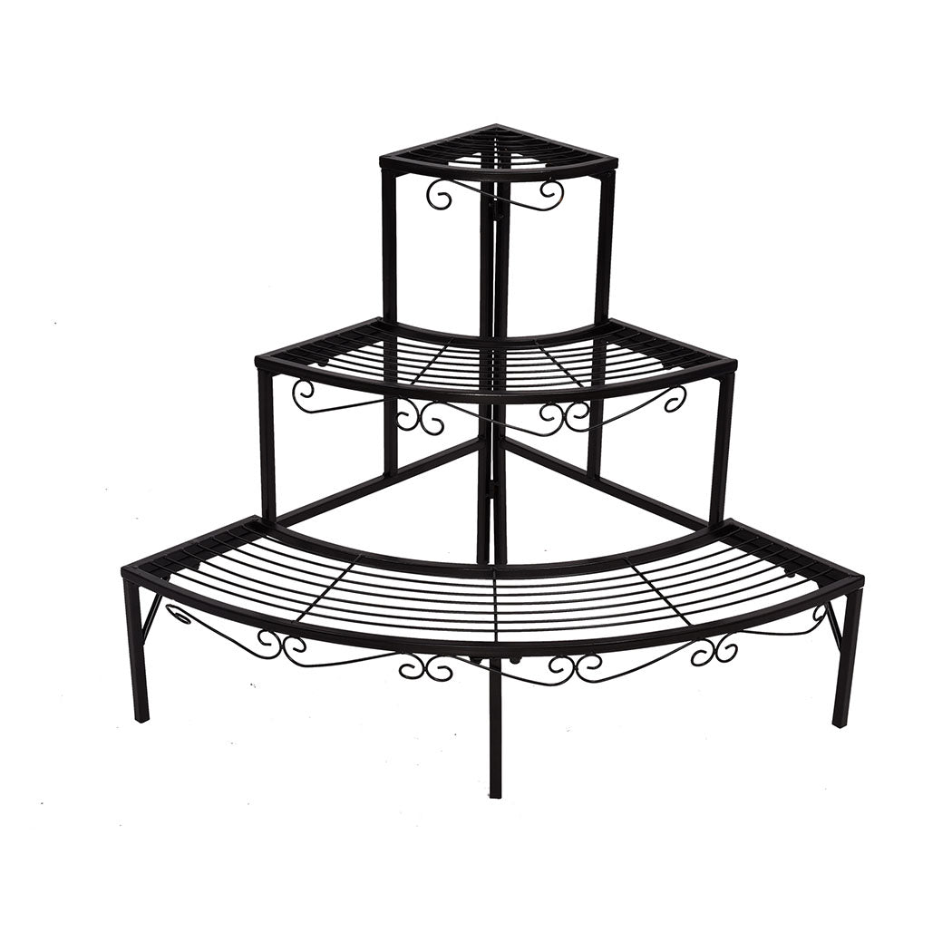 Levede Outdoor Indoor Metal Pot Plant Stand - Levede