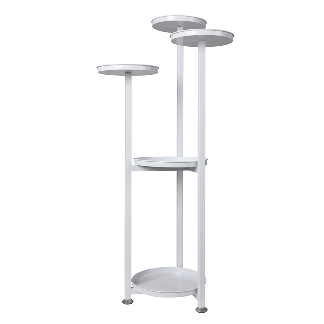 Levede Plant Stand Outdoor Indoor Flower White Large-1831592772163997696