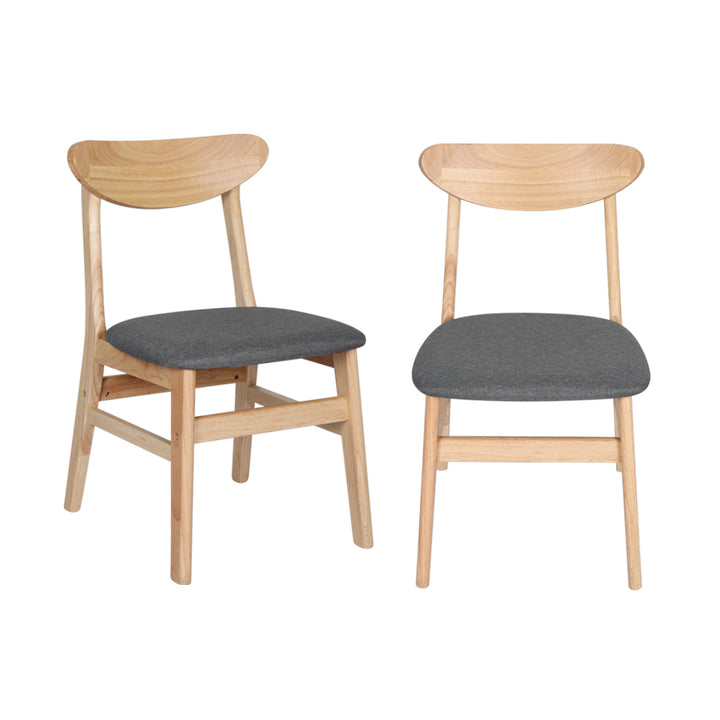 2xDining Chairs Kitchen Chair Brown 2Pack