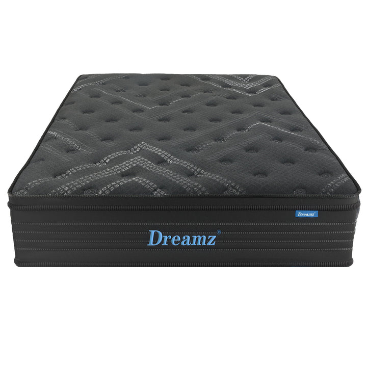 Spring Mattress Bed Pocket Egg Crate Foam Medium Firm Single Size 34cm