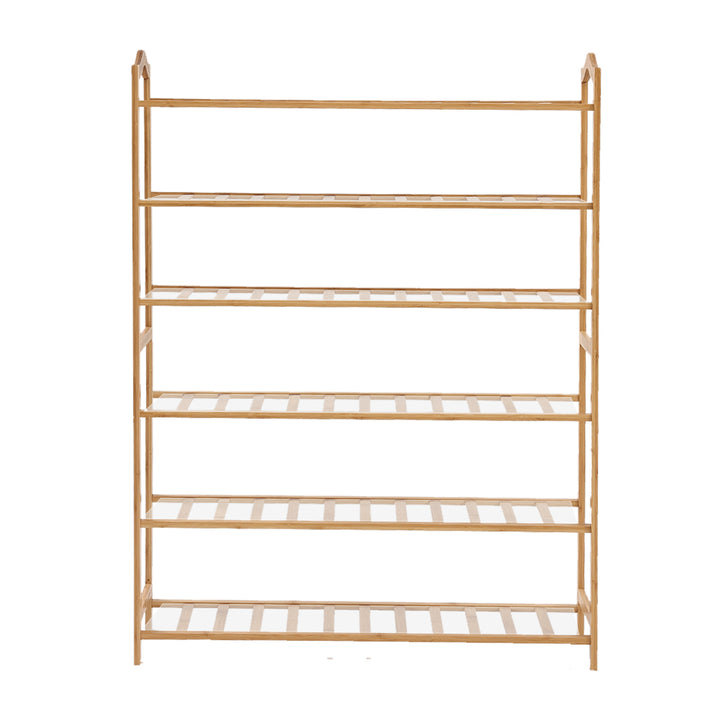 Levede Bamboo Shoe Rack Storage - 5 Tiers Wooden Organizer - Levede