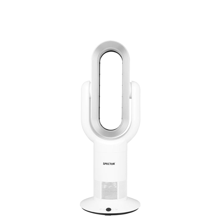 Spector Bladeless Electric Fan Cooler Heater Air Cool Sleep Timer All Season Use