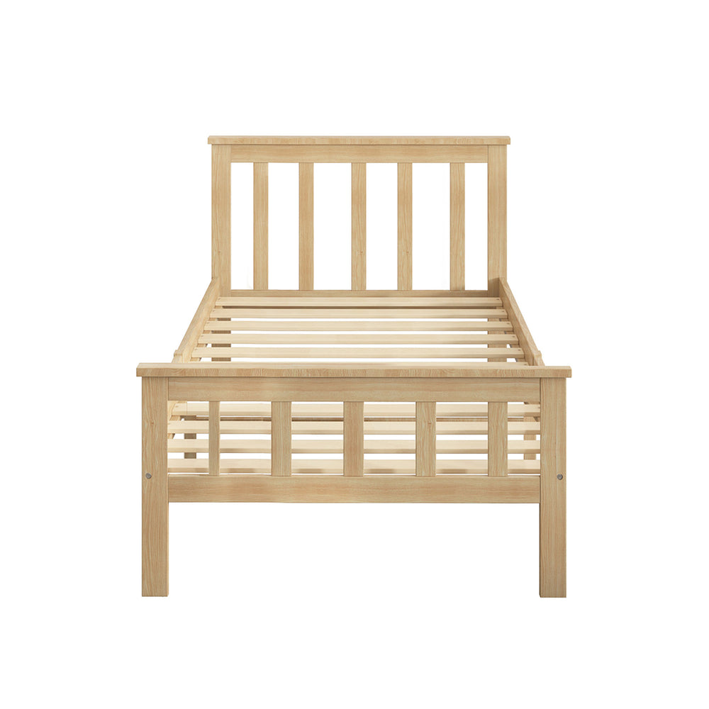 Levede Wooden Bed Frame Single Size-1831592586528296961