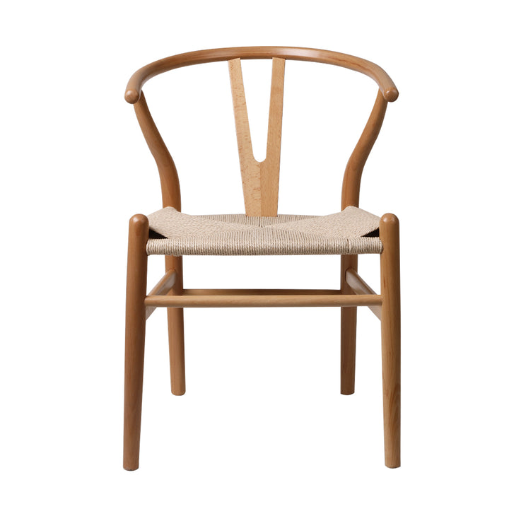 Oak Wishbone Chair x 2 - Levede