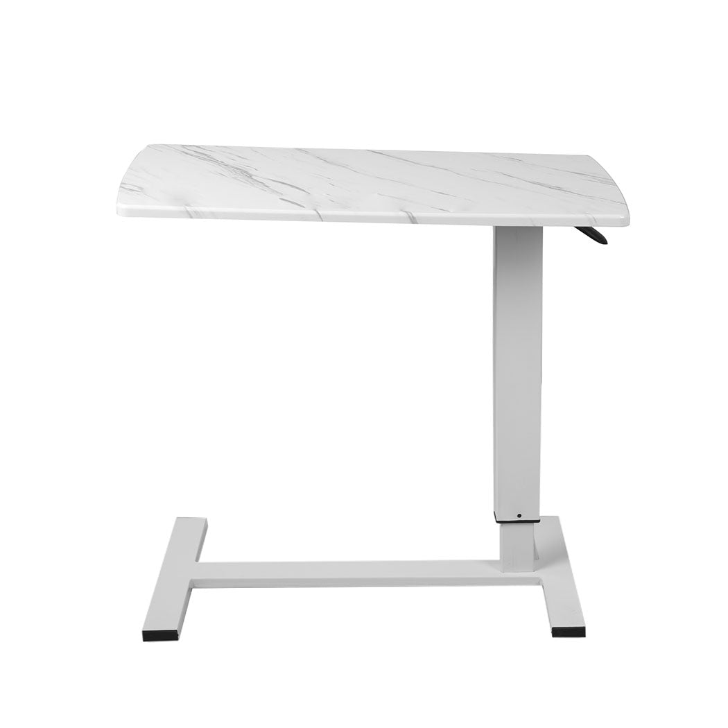 Levede Standing Desk Sofa Bed Side Table White No Slots - Levede