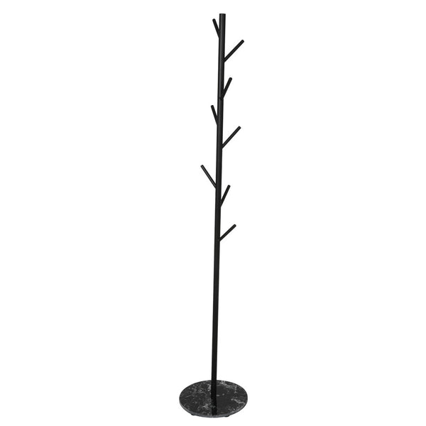 Levede Coat Rack Hat Clothes Stand Hanger Black.