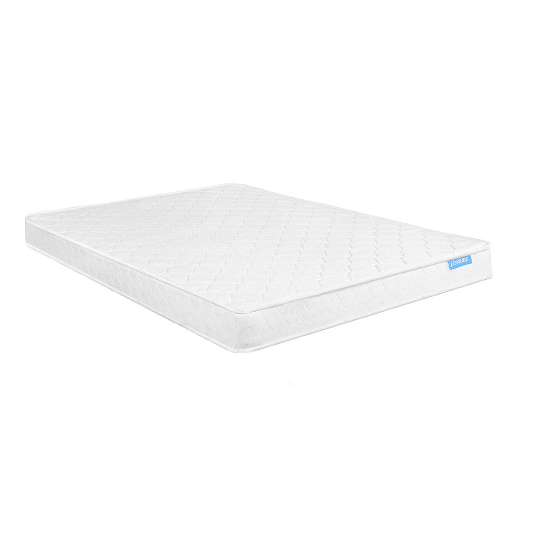 Dreamz Mattress Spring Coil Bonnell Bed Sleep Foam Medium Firm 13CM - Levede