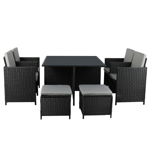 9PCS Outdoor Table Chair Set.