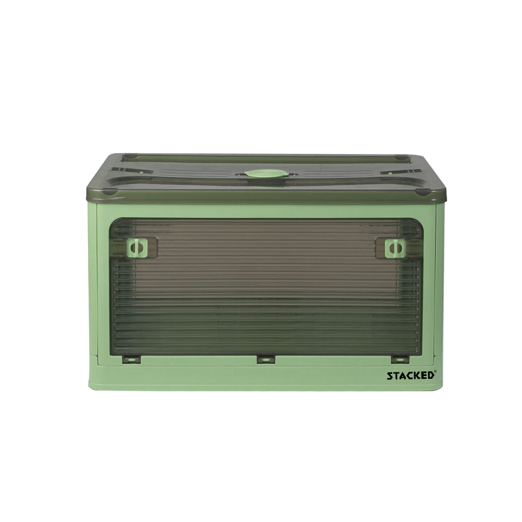 Storage Box Stackable Storage Container - Green