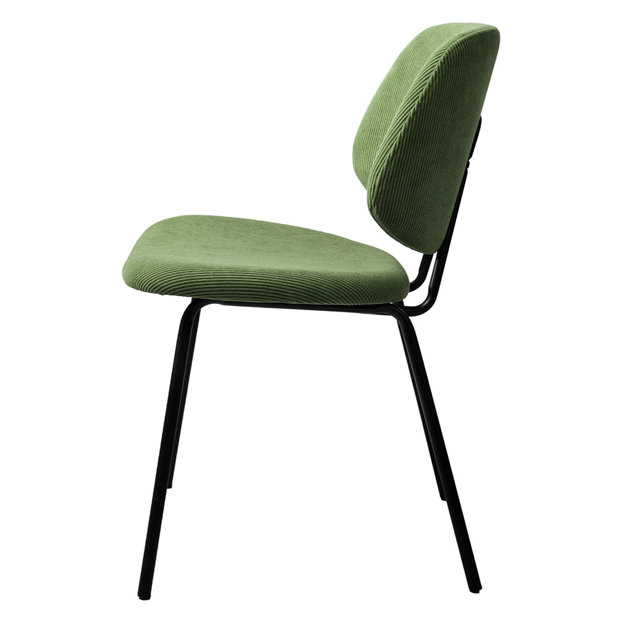 Levede 4x Dining Chairs Padded Seat Green - Levede