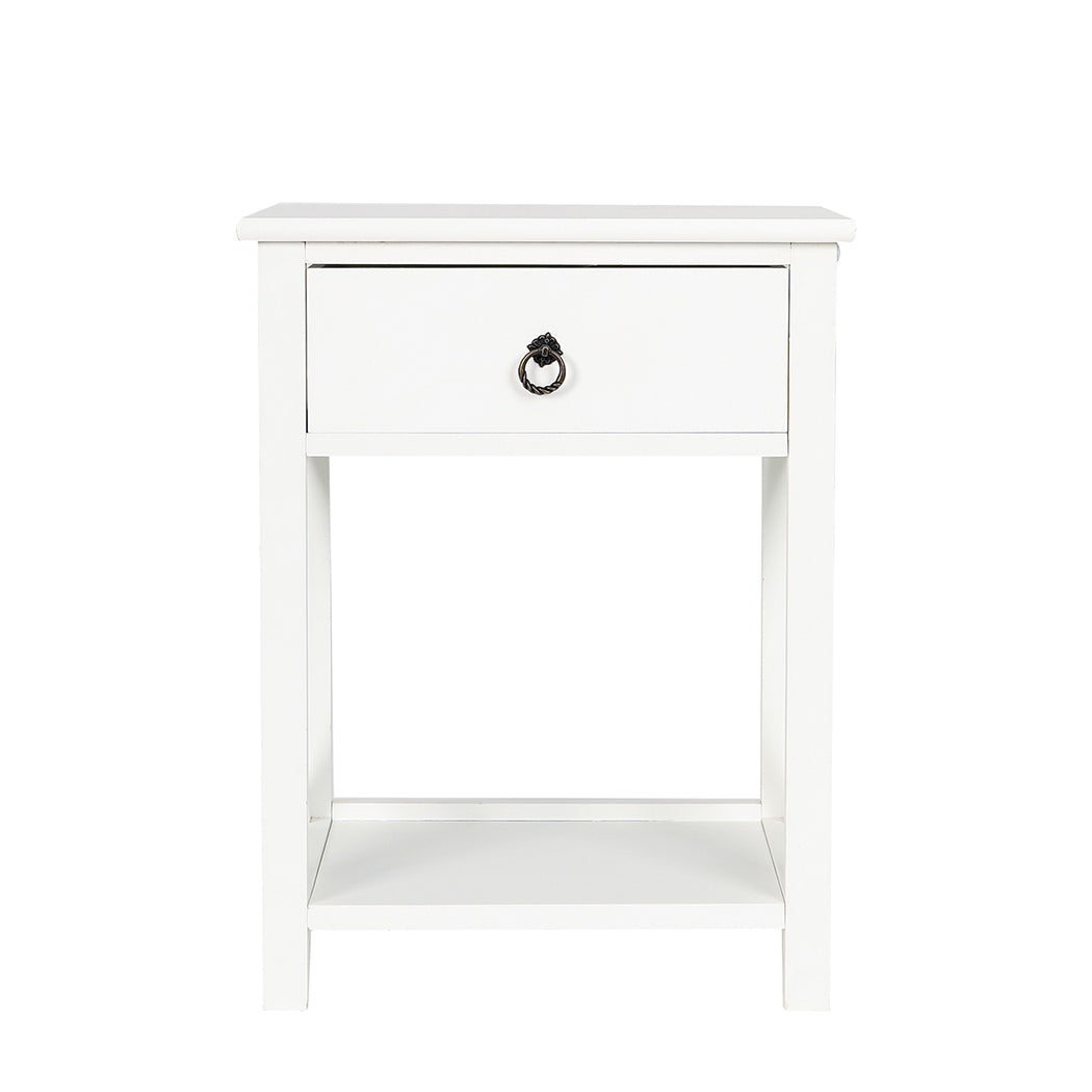 Levede Bedside Tables with Drawers - Set of 1 or 2 - Levede