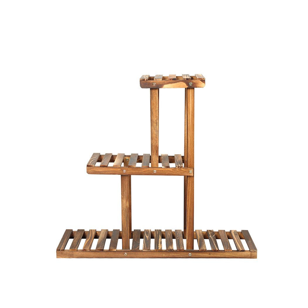 Levede 3-Tier Plant Stand Wood Wooden - Levede