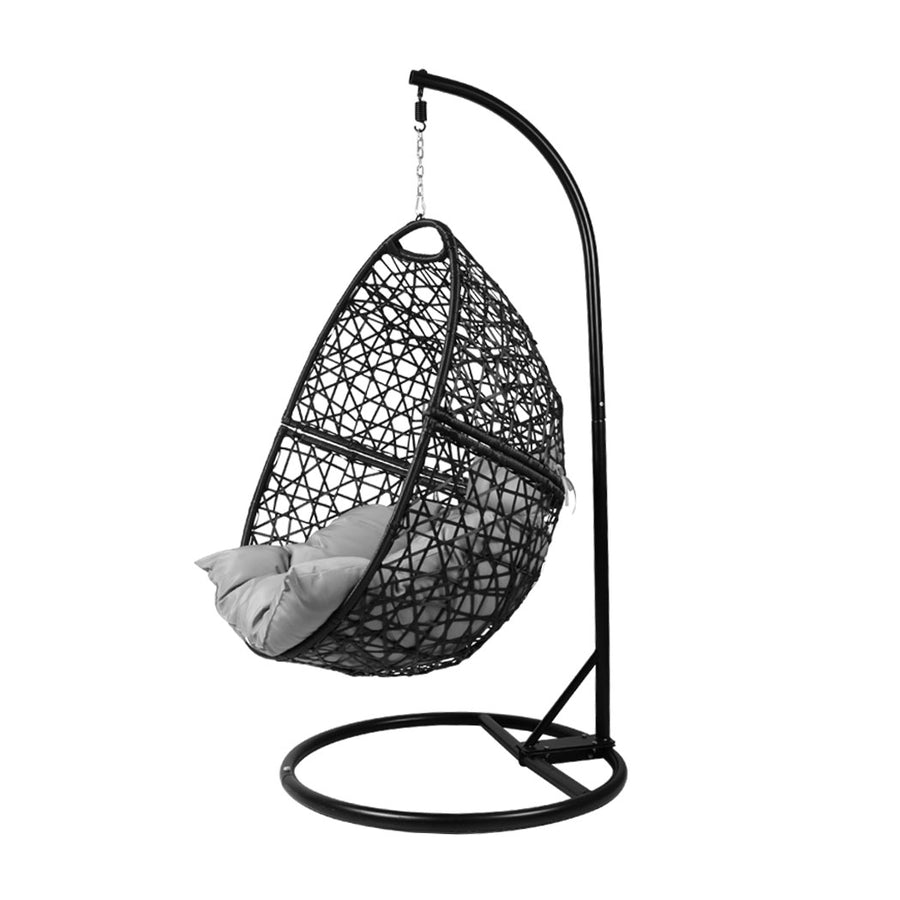 Levede Hanging Swing Egg Chair Outdoor-1831592466906746881