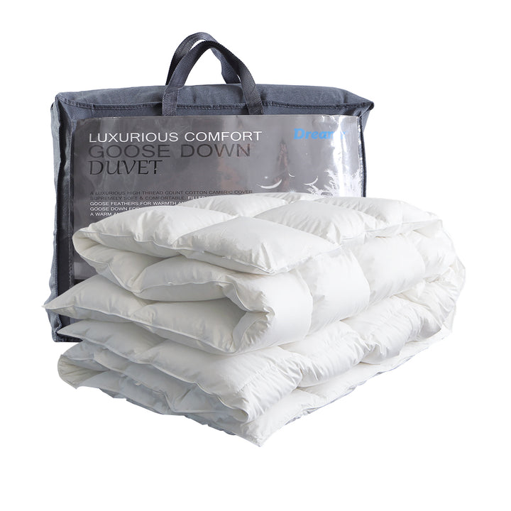 DreamZ 500GSM All Season Goose Down Quilt - Levede