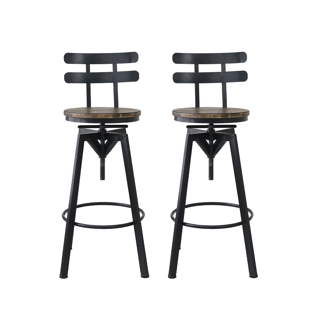 Levede 1x Bar Stool Industrial Adjustable - Levede