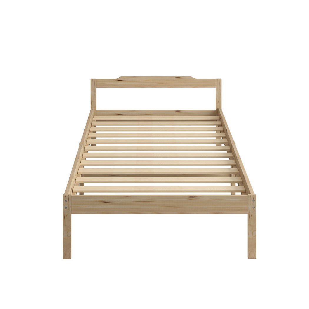 Levede Wooden Bed Frame Natural - Levede