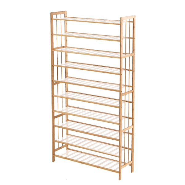Bamboo Shoe Rack Storage Wooden.