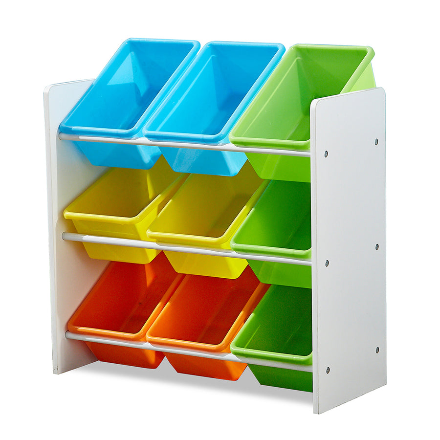 Levede 9 Bins Kids Toy Box Bookshelf - Levede