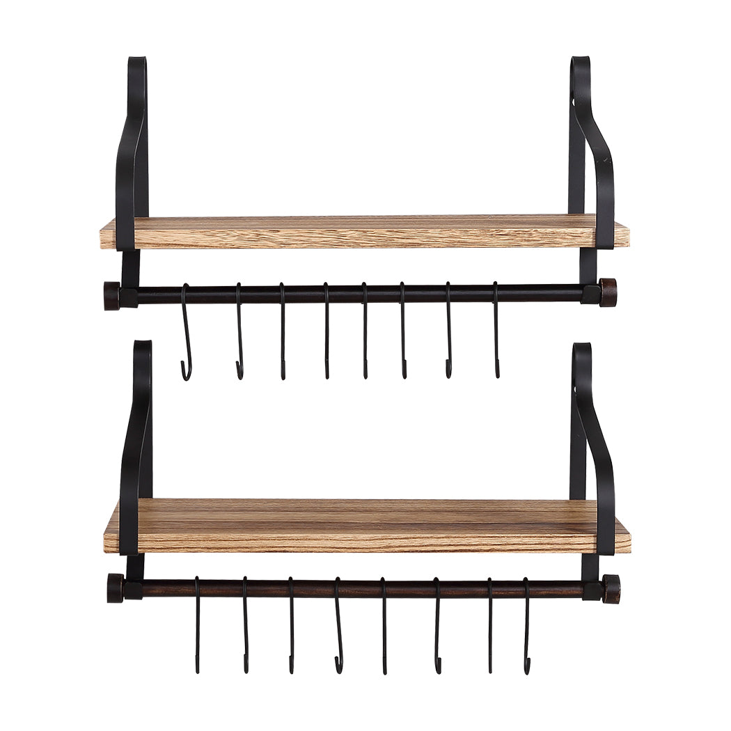 Levede Floating Shelf Brackets for Wall Mounting - Levede