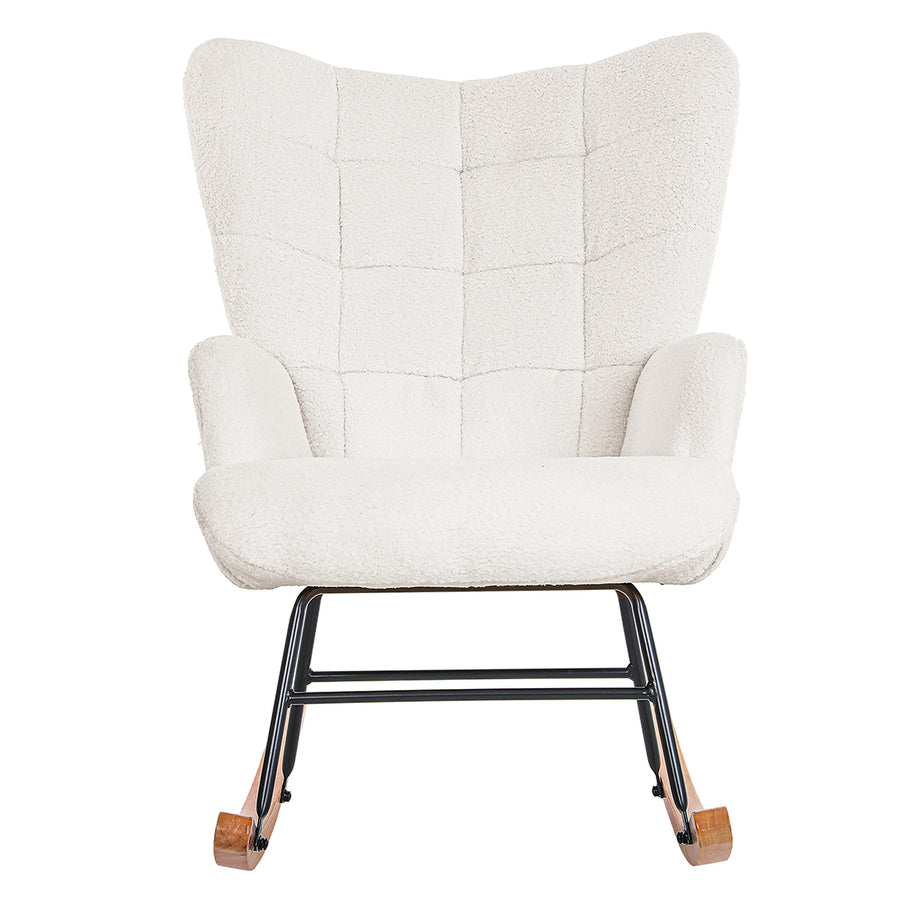 Levede Fleece Rocking Chair - Levede