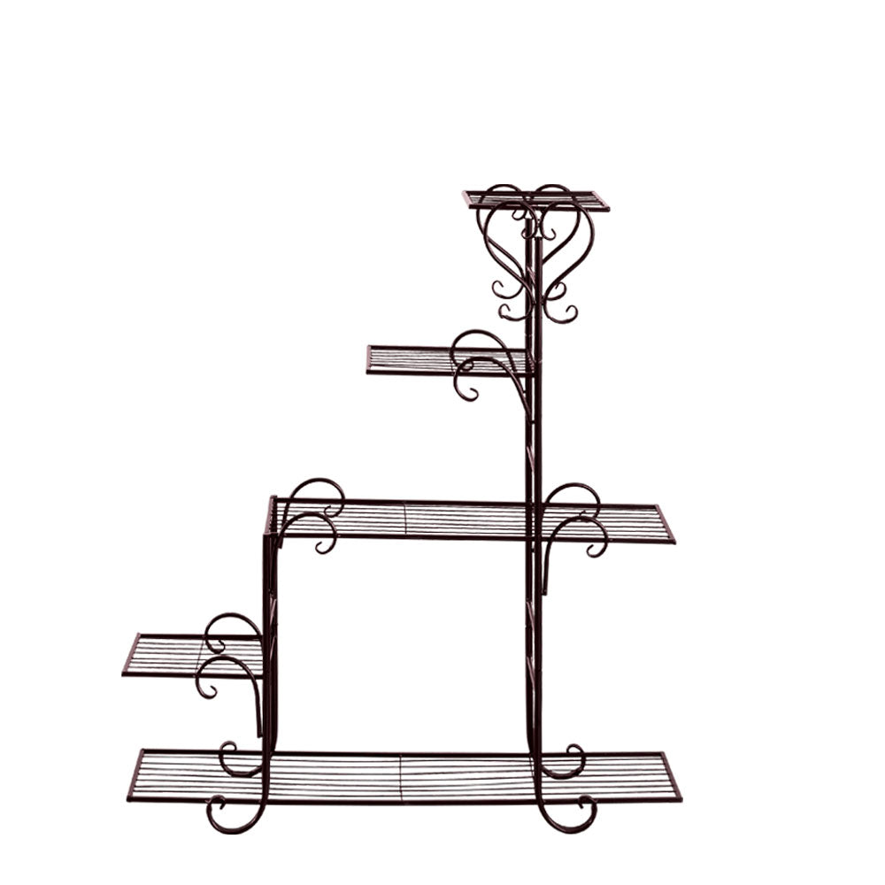 Levede 5 Tier Plant Stand Outdoor Indoor Metal - Levede