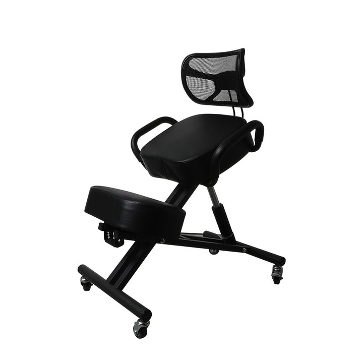 Levede Kneeling Chair Office Ergonomic Black-1831592609685049345