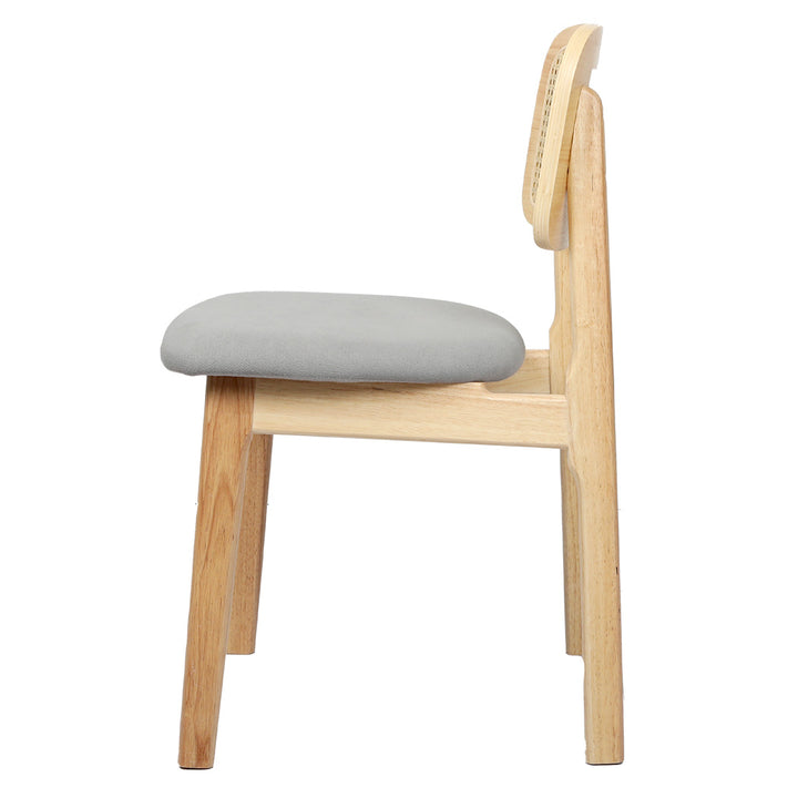 Levede Rattan Dining Chair – Wicker & Wood Frame