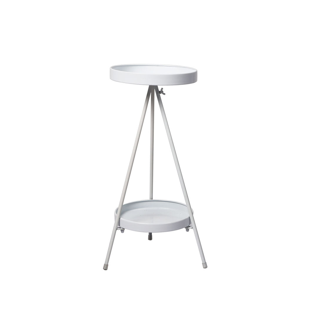 Levede Plant Stand 2 Tiers Outdoor Indoor White Medium-1831592897837928449