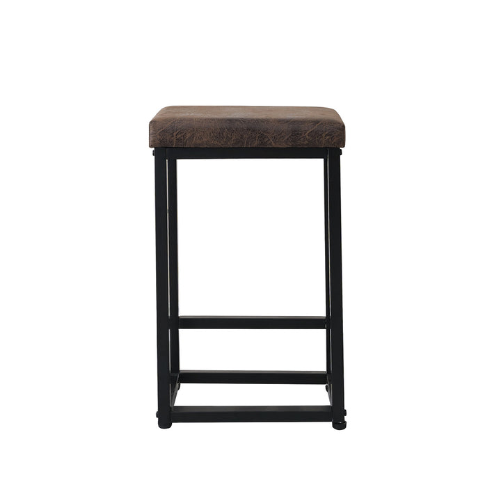 Levede 2X Bar Stools PU Leather Metal - Levede