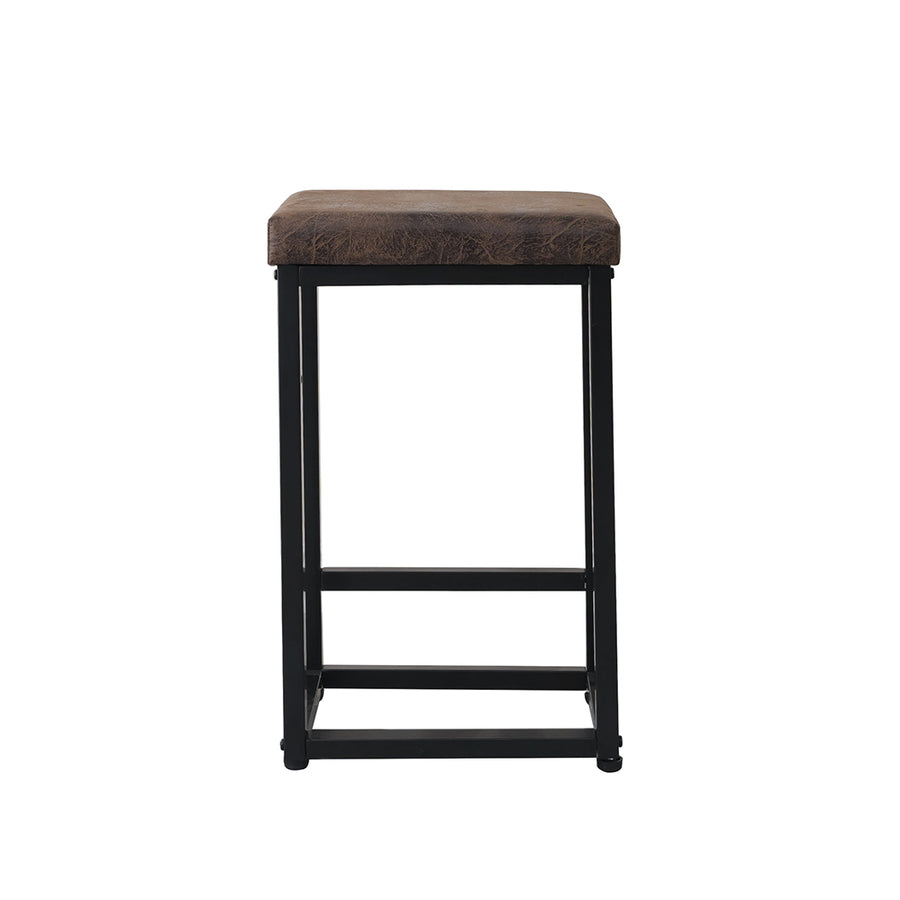 Levede 2X Bar Stools PU Leather Metal - Levede