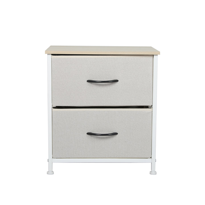 Levede Chest of 2 Drawers Bedside Table and Storage Cabinet - Levede