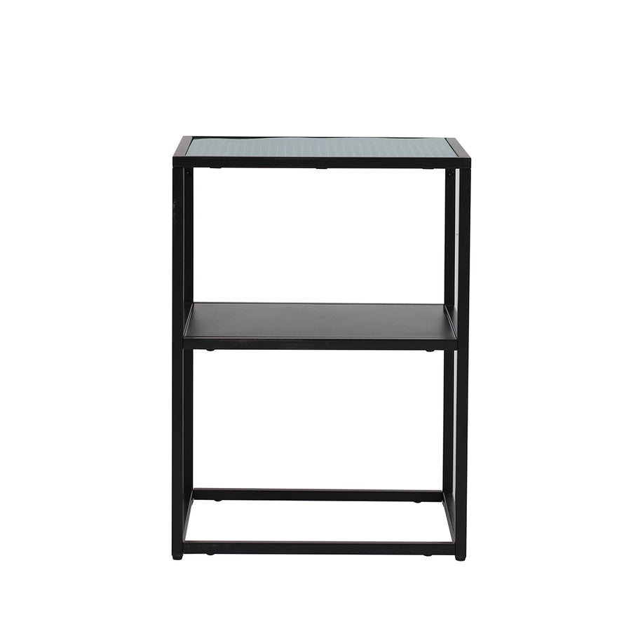 Levede Side Table Open Design Steel - Levede