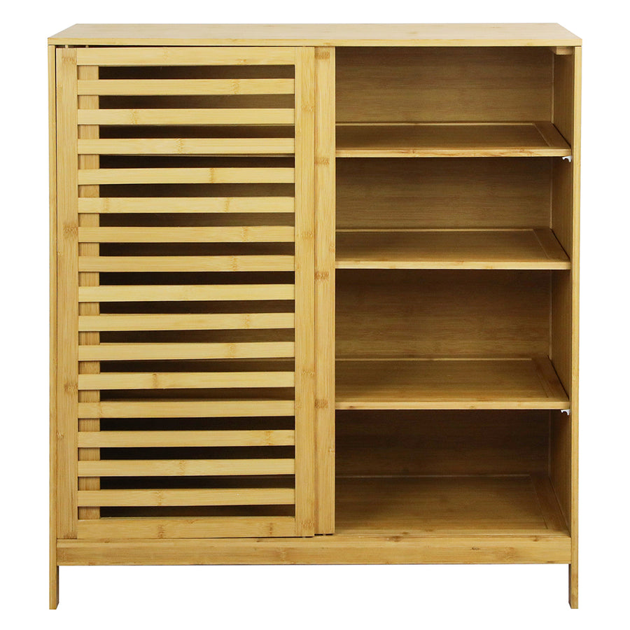 Levede Bamboo Storage Cabinet Freestanding Natural - Levede